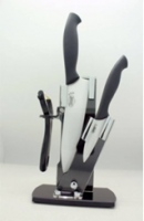 SET CUCHILLOS + PELADOR CON SOPORTE